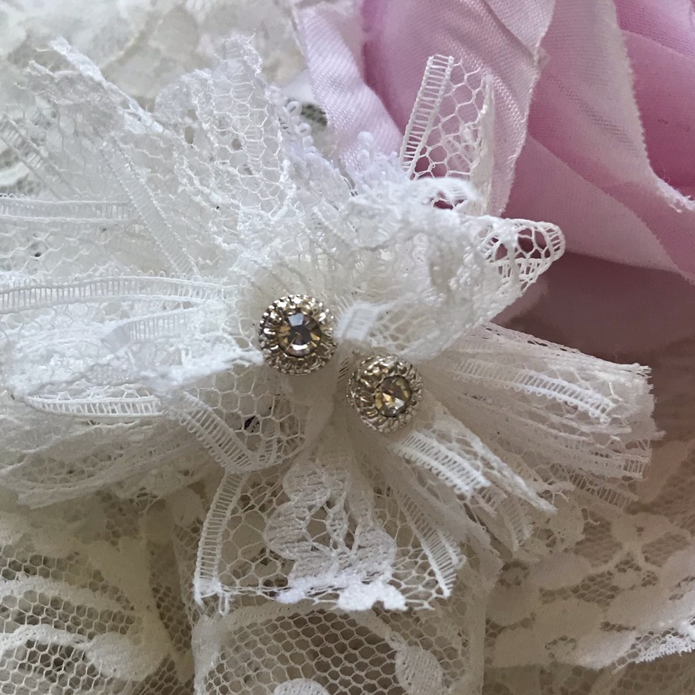 faux diamond earrings